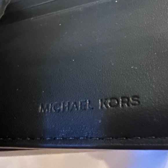 🆕MICHAEL KORS BLACK LEATHER MEN'S WALLET WARREN #86S0LWRF5L NIB $98.00 - Picture 8 of 12